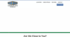 Desktop Screenshot of americanministorageky.com